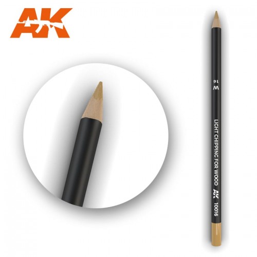 AK Watercolor Pencil Light Chipping for Wood AK10016